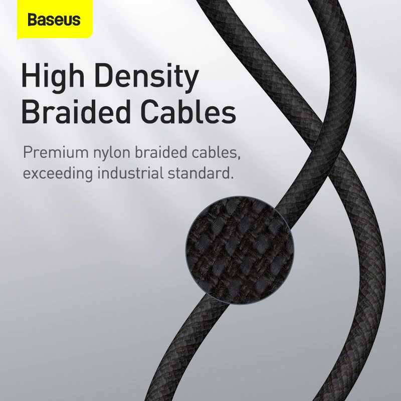 Baseus High Density Braided Fast Charging Data Cable Type-C to IP PD 20W - Image 13