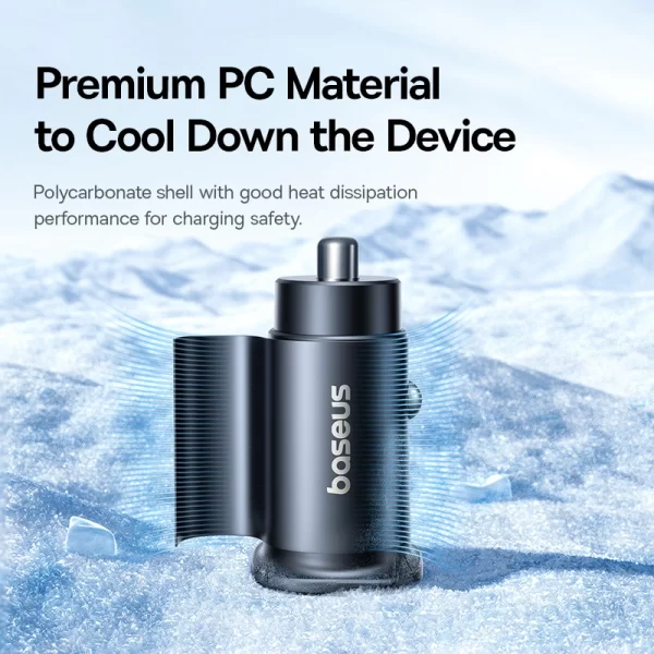 Baseus GoTrip DP1 Car Charger C+U 30W - Image 6