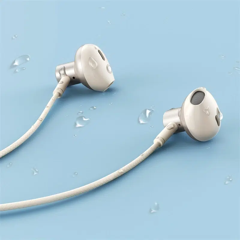 Baseus Bowie P1 Neckband Wireless Earphones Stellar White - Image 5