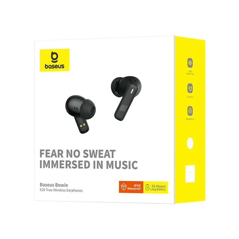 Baseus Bowie E20 True Wireless Earphones Cluster Black - Image 2